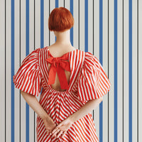 Blue Modern Stripes Wallpaper