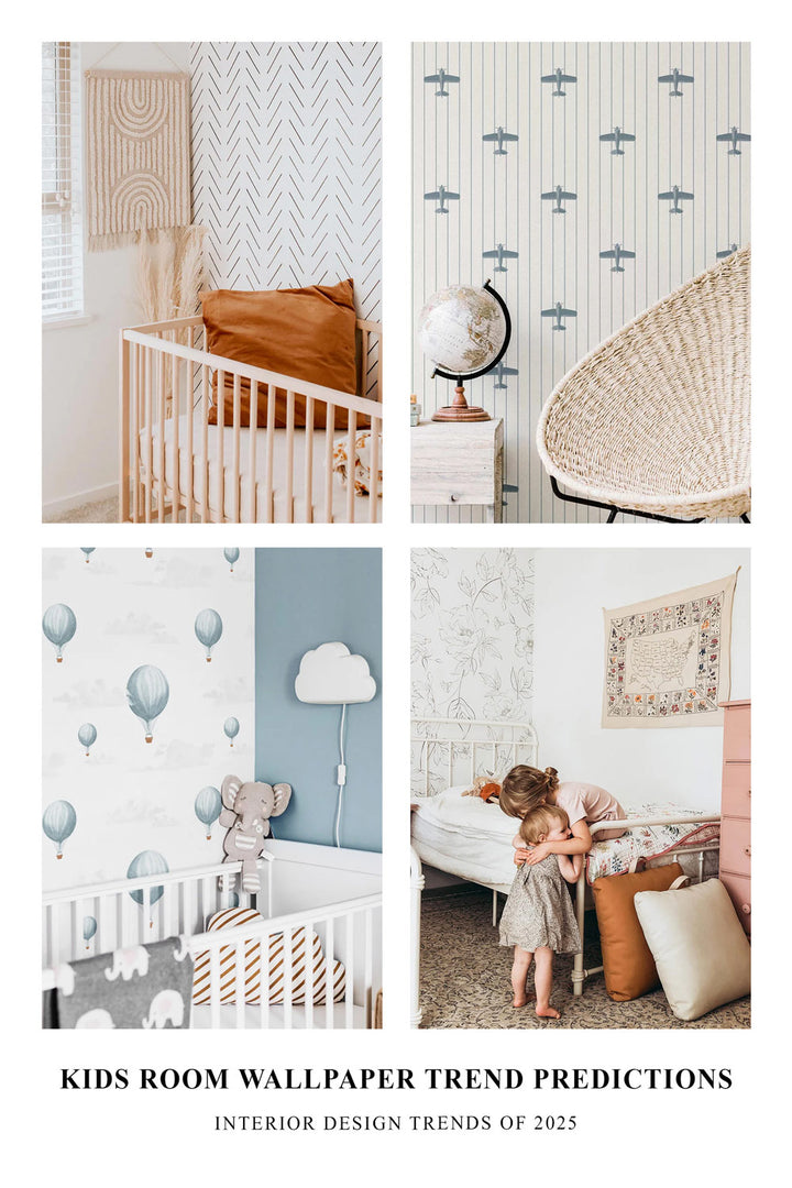 KIDS ROOM WALLPAPER TREND PREDICTIONS OF THE YEAR | INTERIOR DESIGN TRENDS