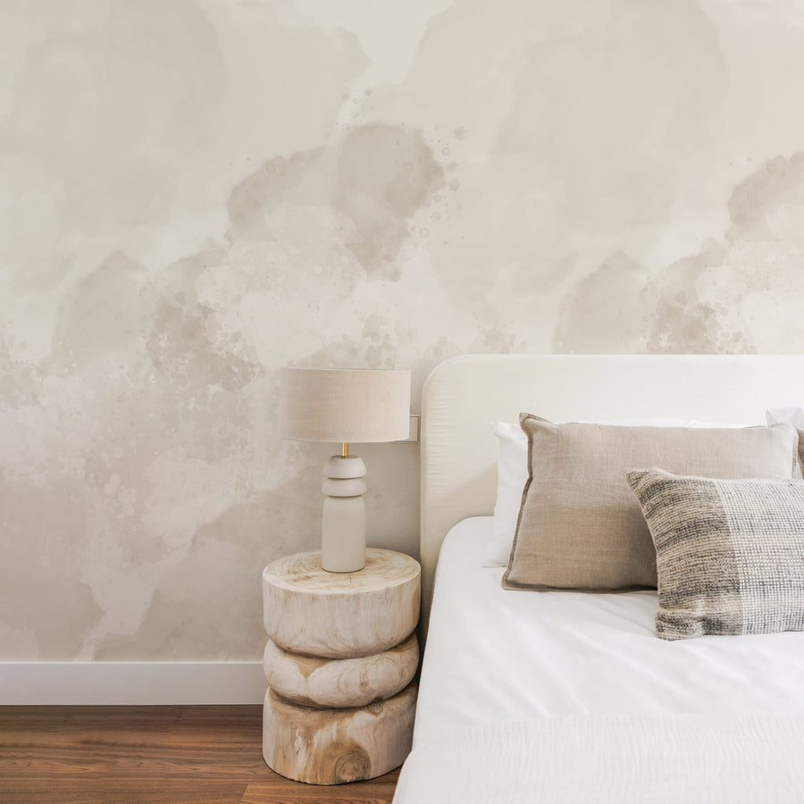 Limewash Paint Texture Removable Wall Mural