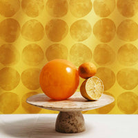 Metallic Gold Retro Chic Wallpaper