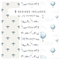 Wallpaper Sample Bundle - 3 Boys Room Samples