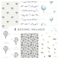 Wallpaper Sample Bundle - 6 Boys Room Samples