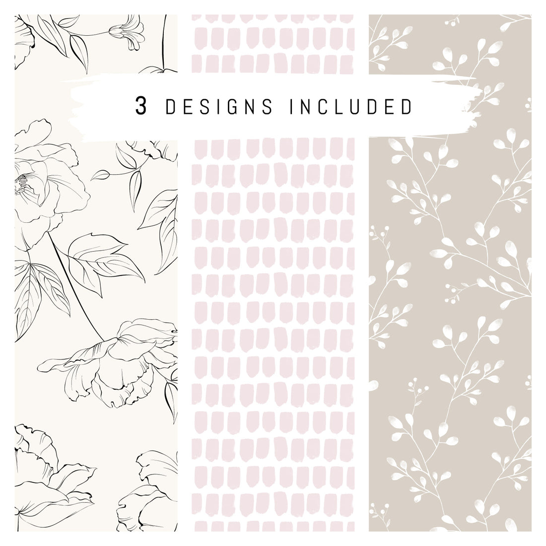 Wallpaper Sample Bundle - 3 Girls Room Samples