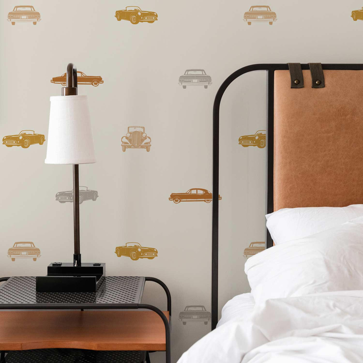 Retro Cars Removable Wallpaper | Livettes | Livettes UK