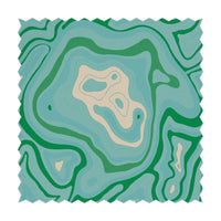 Green Agate Print Design Fabric