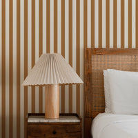 Classic Neutral Stripes Wallpaper