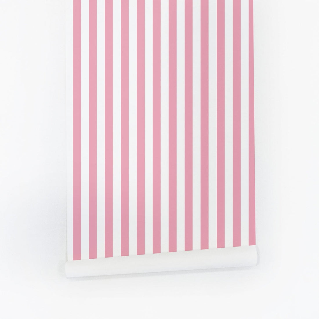 candy pink stripes removable wallpaper