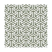 olive color geometric vintage textiles