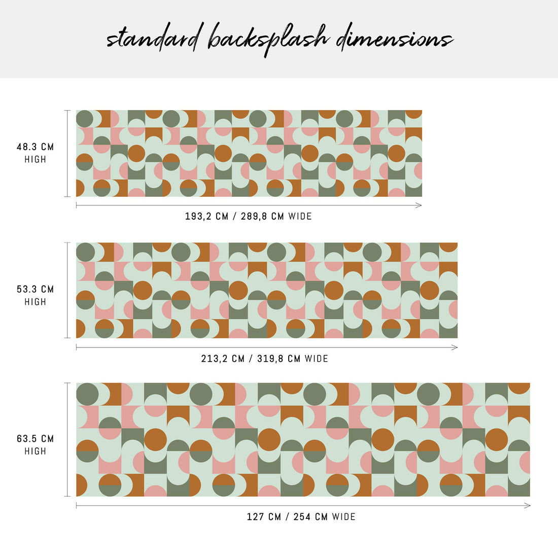 kitchen backsplash variations