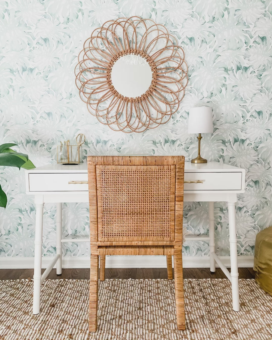 Palm leaves removable wallpaper