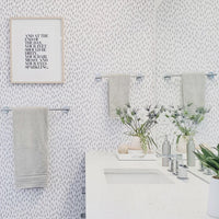 Grey Speckle removable wallpaper