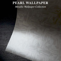 Metallic Pearl Mosaic Wallpaper