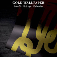 Gold Chain Pattern Metallic Wallpaper